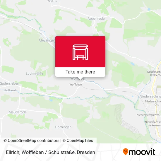 Карта Ellrich, Woffleben / Schulstraße