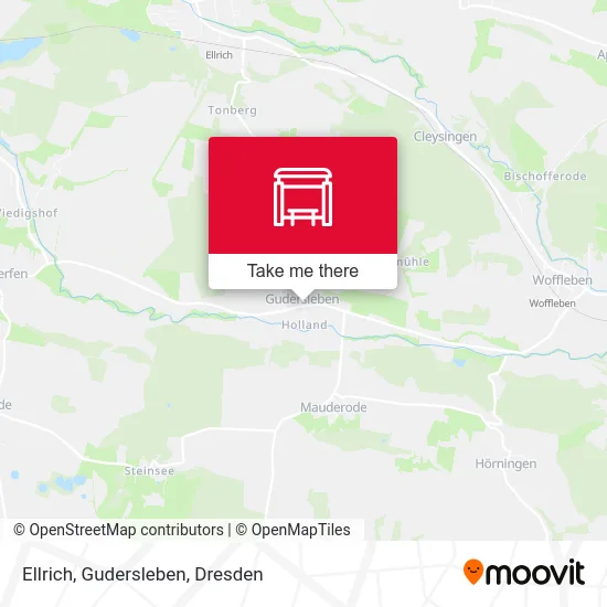 Карта Ellrich, Gudersleben