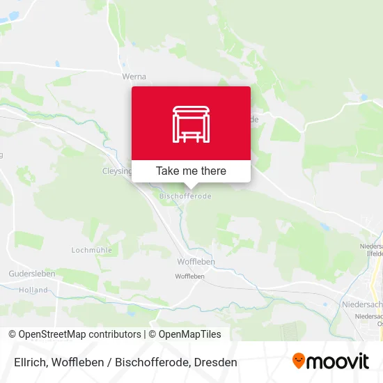 Карта Ellrich, Woffleben / Bischofferode
