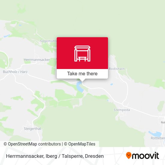 Карта Herrmannsacker, Iberg / Talsperre