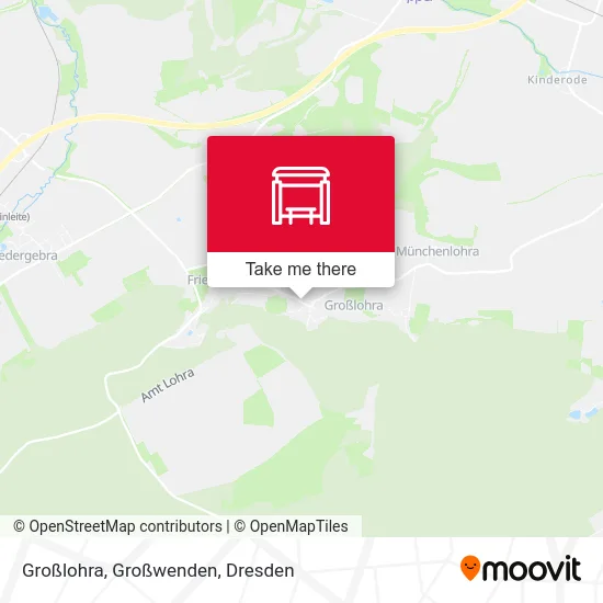Карта Großlohra, Großwenden