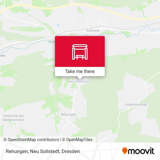 Карта Rehungen, Neu Sollstedt