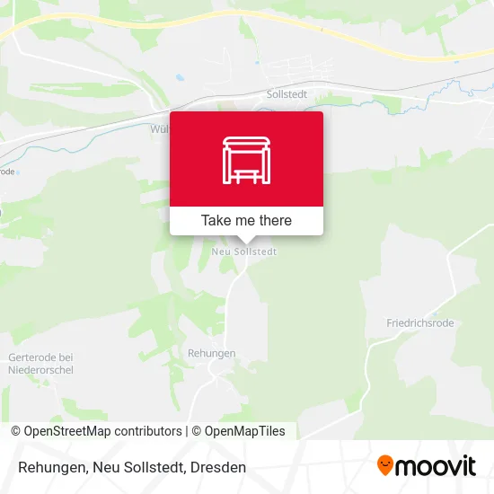 Карта Rehungen, Neu Sollstedt