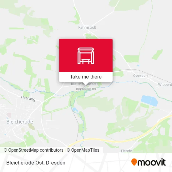 Карта Bleicherode Ost