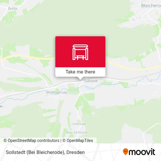 Карта Sollstedt (Bei Bleicherode)