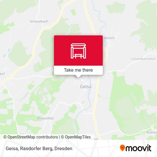 Карта Geisa, Rasdorfer Berg