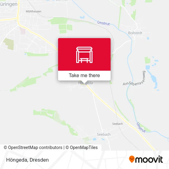 Карта Höngeda