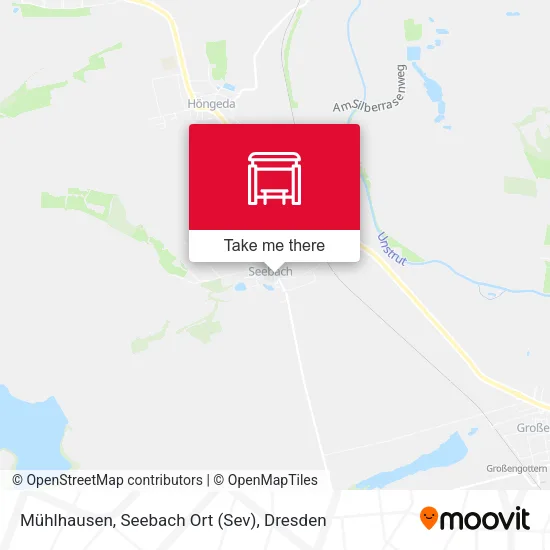 Карта Mühlhausen, Seebach Ort (Sev)