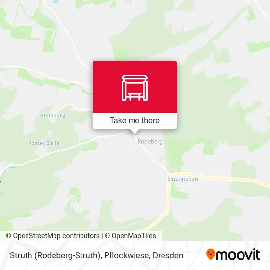 Карта Struth (Rodeberg-Struth), Pflockwiese