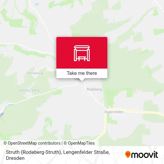 Карта Struth (Rodeberg-Struth), Lengenfelder Straße