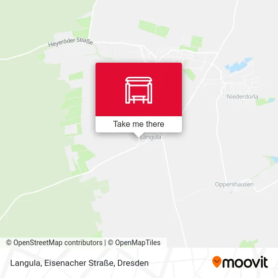 Карта Langula, Eisenacher Straße