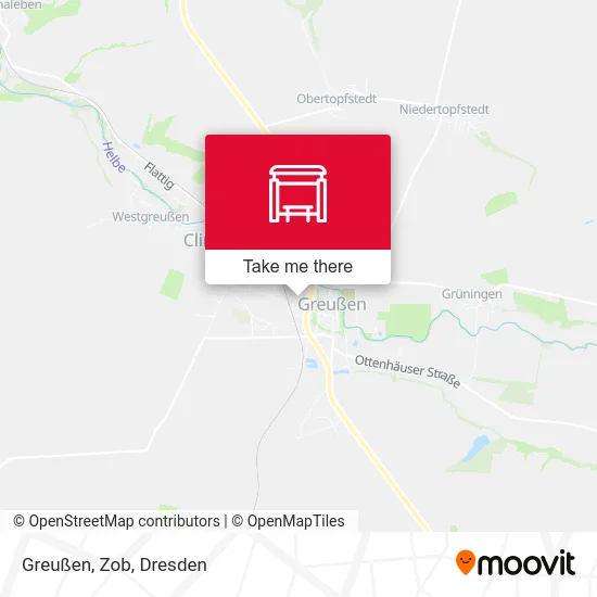 Карта Greußen, Zob