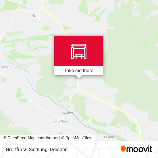 Карта Großfurra, Siedlung
