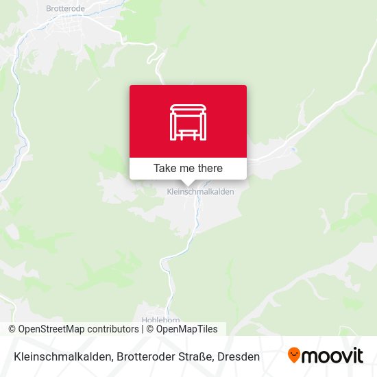 Карта Kleinschmalkalden, Brotteroder Straße