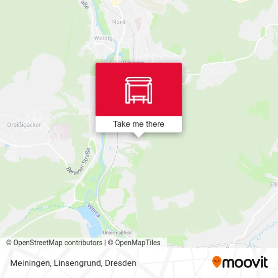 Карта Meiningen, Linsengrund