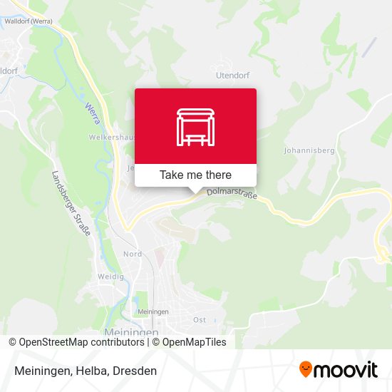 Карта Meiningen, Helba