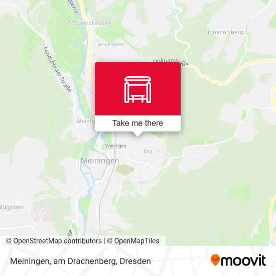 Карта Meiningen, am Drachenberg