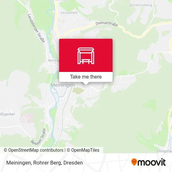 Карта Meiningen, Rohrer Berg