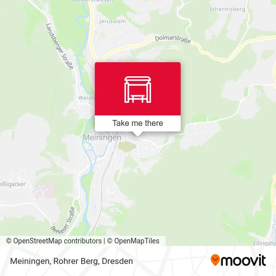 Карта Meiningen, Rohrer Berg