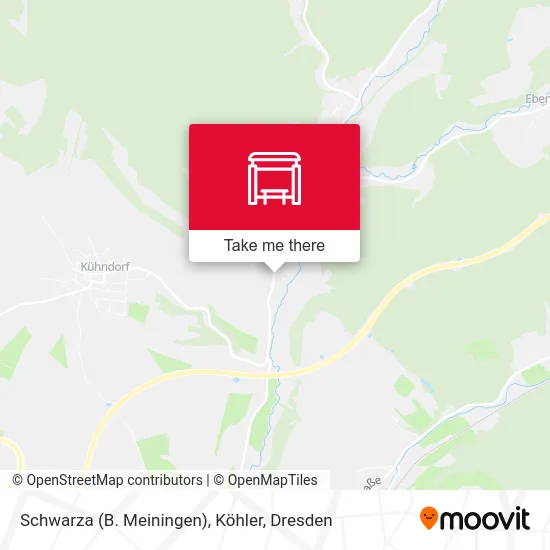 Карта Schwarza (B. Meiningen), Köhler
