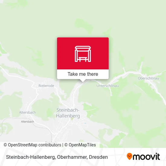 Карта Steinbach-Hallenberg, Oberhammer