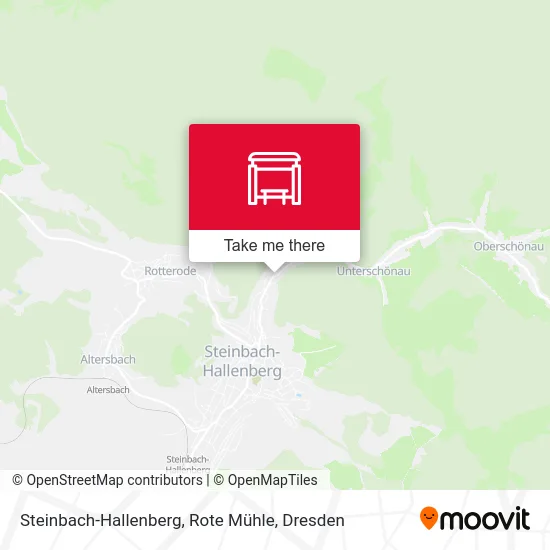 Карта Steinbach-Hallenberg, Rote Mühle