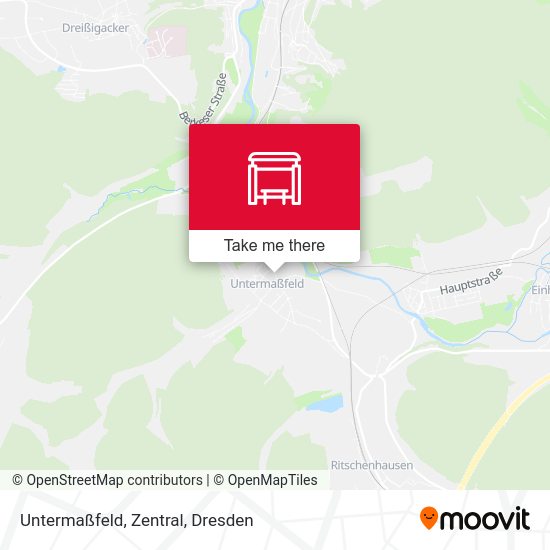 Карта Untermaßfeld, Zentral