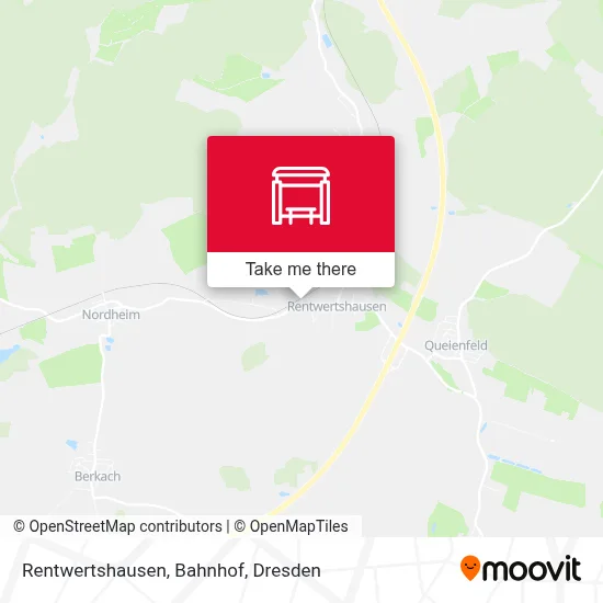 Rentwertshausen, Bahnhof map