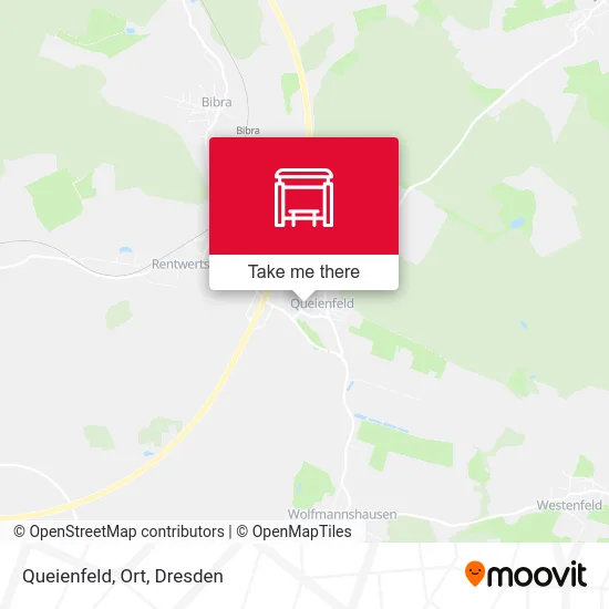 Карта Queienfeld, Ort