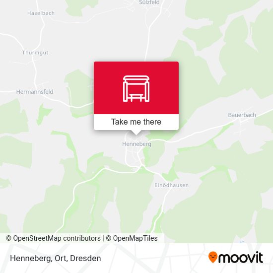 Карта Henneberg, Ort
