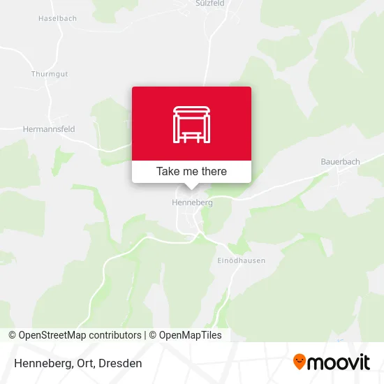 Карта Henneberg, Ort
