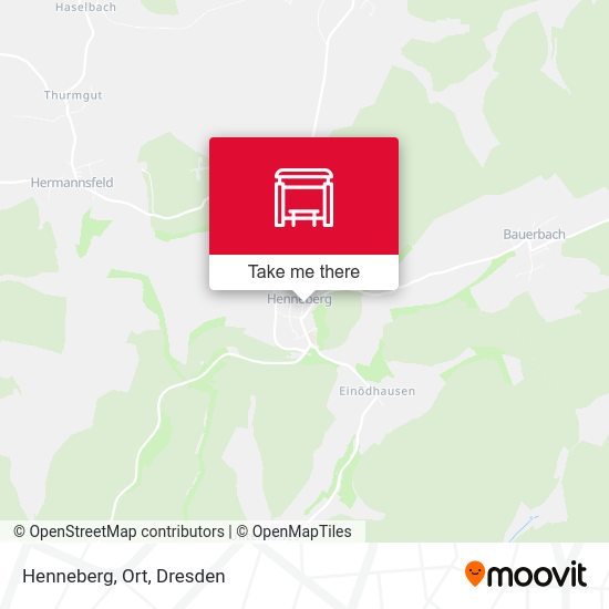Карта Henneberg, Ort