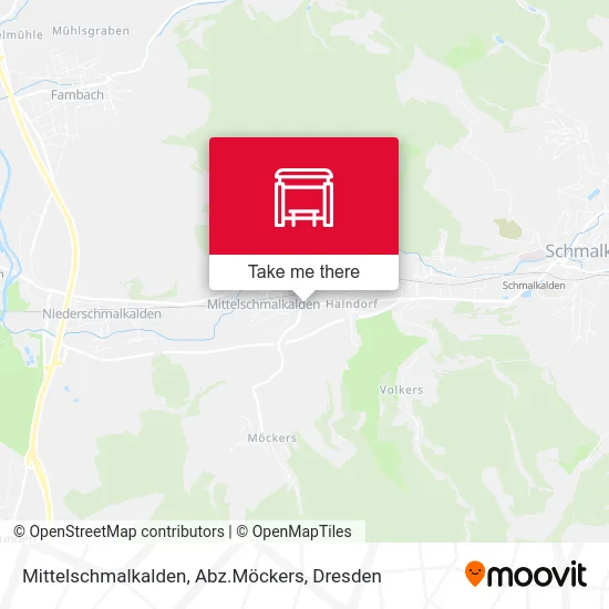 Карта Mittelschmalkalden, Abz.Möckers