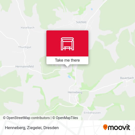 Карта Henneberg, Ziegelei
