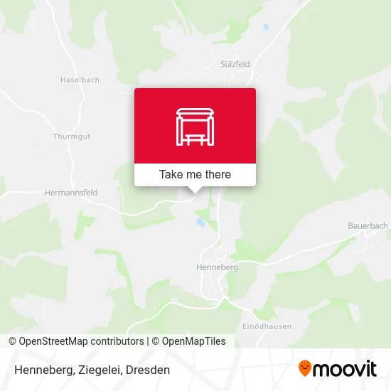 Карта Henneberg, Ziegelei