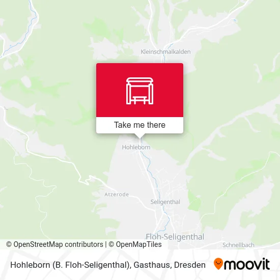 Карта Hohleborn (B. Floh-Seligenthal), Gasthaus