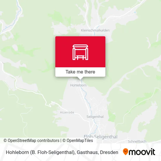 Карта Hohleborn (B. Floh-Seligenthal), Gasthaus
