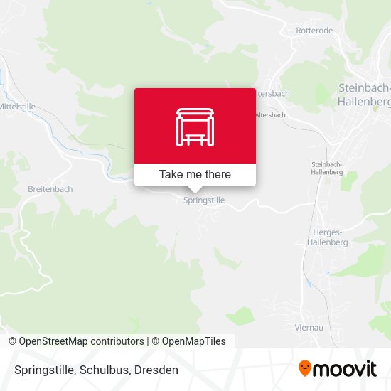 Карта Springstille, Schulbus