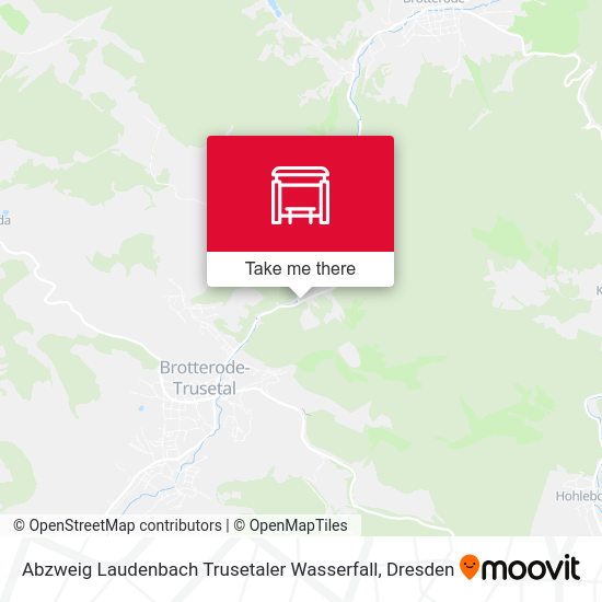 Карта Abzweig Laudenbach Trusetaler Wasserfall