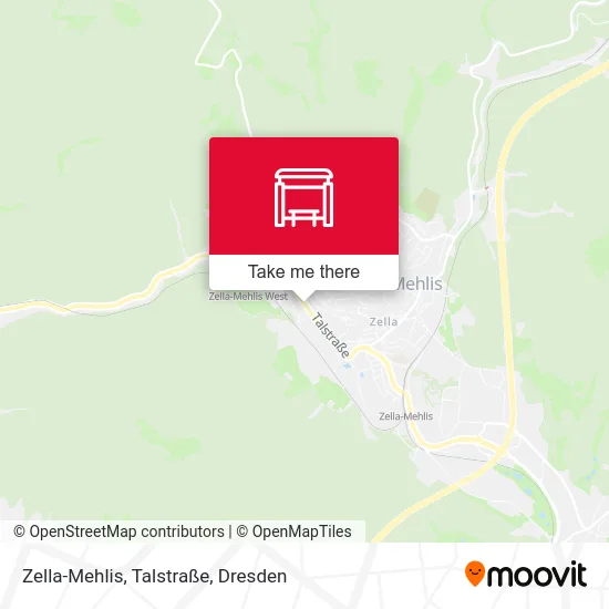Карта Zella-Mehlis, Talstraße