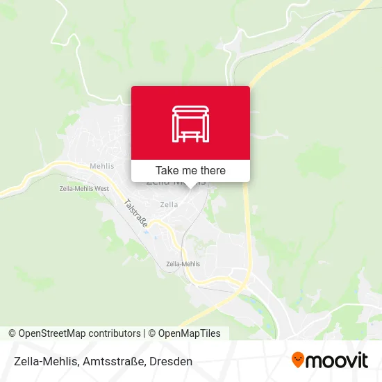 Карта Zella-Mehlis, Amtsstraße