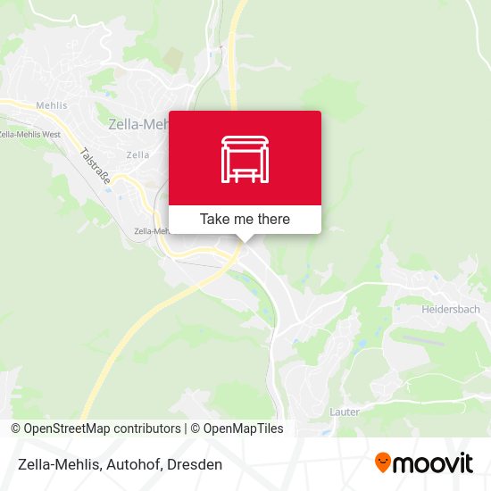 Карта Zella-Mehlis, Autohof