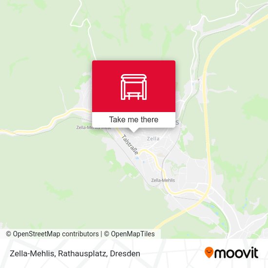 Карта Zella-Mehlis, Rathausplatz