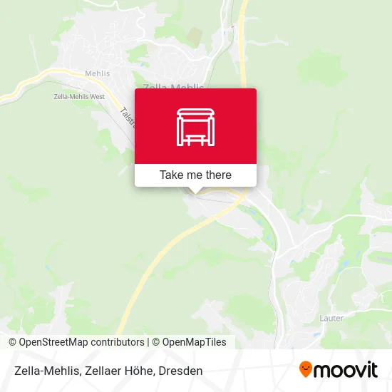 Карта Zella-Mehlis, Zellaer Höhe