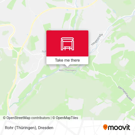 Карта Rohr (Thüringen)