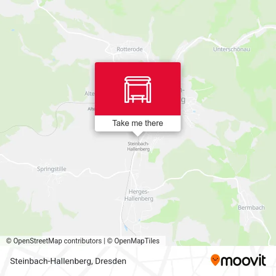 Карта Steinbach-Hallenberg