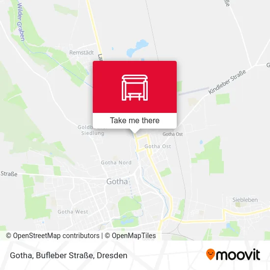 Карта Gotha, Bufleber Straße