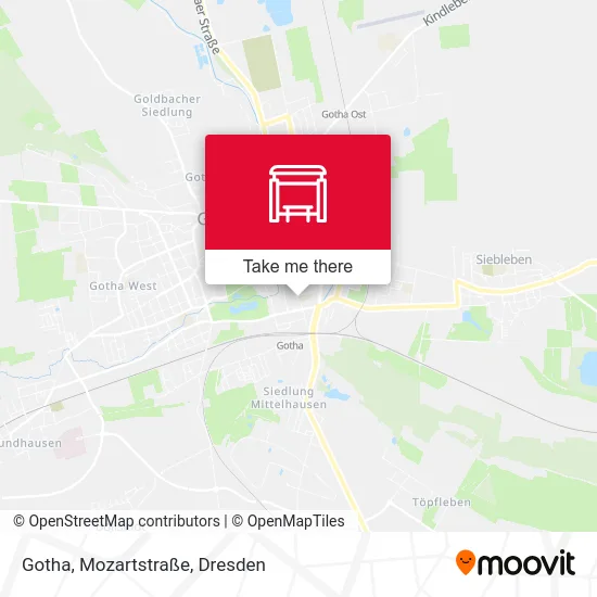 Карта Gotha, Mozartstraße
