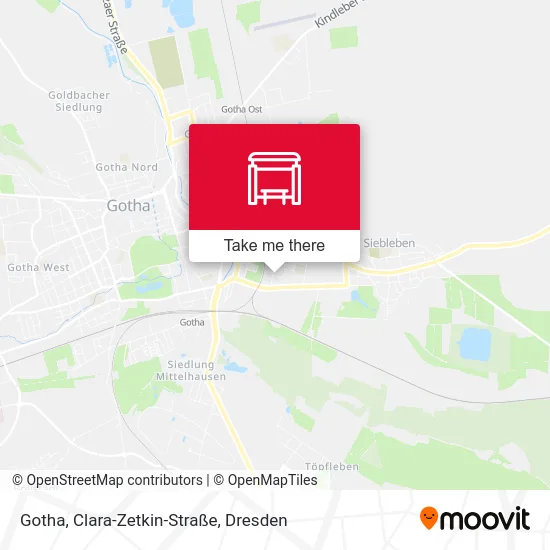 Карта Gotha, Clara-Zetkin-Straße