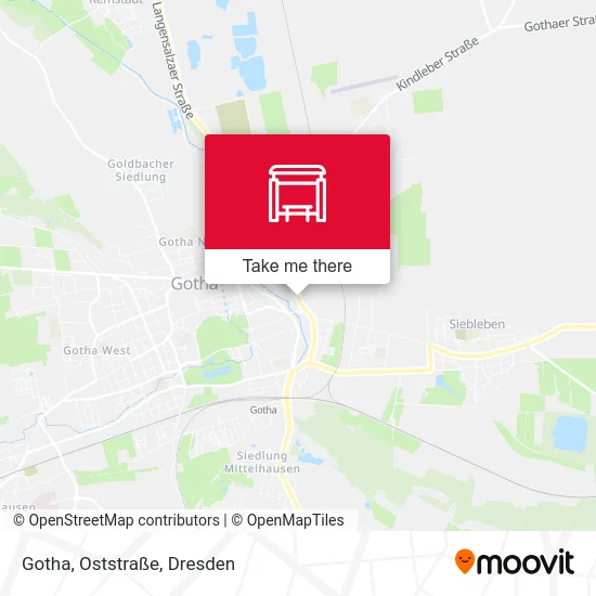 Карта Gotha, Oststraße